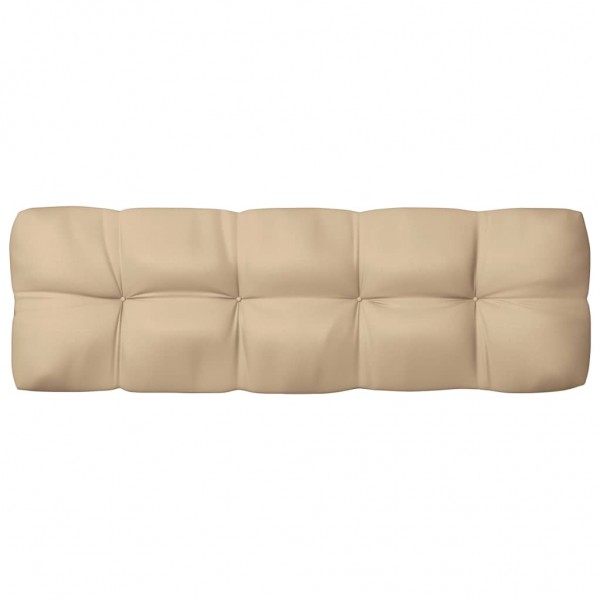 Cama de sofá de paletes de tecido de cor branca 120x40x12 cm D