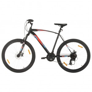 Bicicleta de montanha 21 velocidades 29 polegadas roda 53 cm preto D