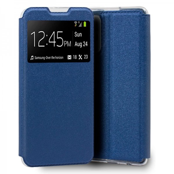 Fundação COOL Flip Cover para Xiaomi Redmi Note 10 / Note 10S Liso Azul D