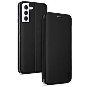 Funda COOL Flip Cover para Samsung G996 Galaxy S21 Plus Elegance Negro D