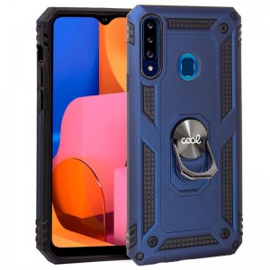 Carcaça COOL para Samsung A207 Galaxy A20s anel rígido azul D