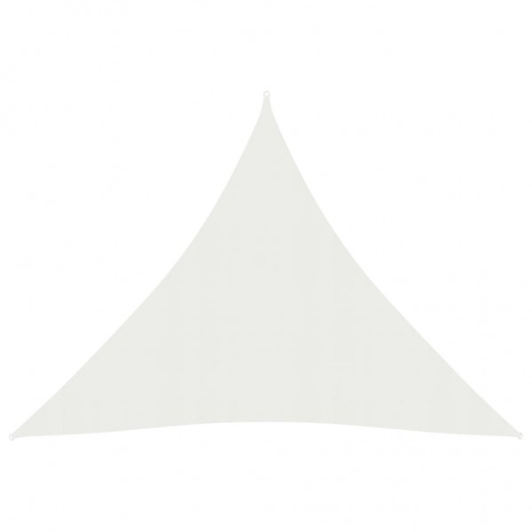 Toldo de vela HDPE blanco 160 g/m² 4.5x4.5x4.5 m D