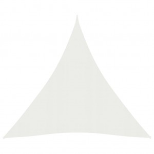 Toldo de vela HDPE blanco 160 g/m² 4x5x5 m D