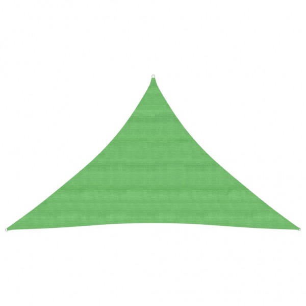 Ático de vela HDPE verde claro 160 g/m2 3,5x3,5x4,9 m D