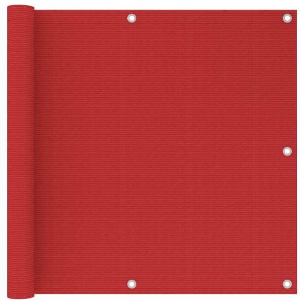 Toldo para balcão HDPE vermelho 90x600 cm D