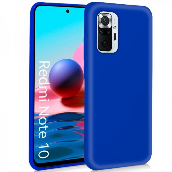 Funda COOL Silicona para Xiaomi Redmi Note 10 / Note 10s (Azul) D