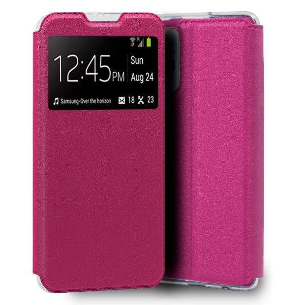 Fundação COOL Flip Cover para Xiaomi Redmi Note 10 Pro Liso Rosa D
