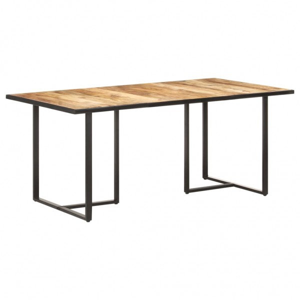 Mesa de jantar madeira de mangue áspero 180 cm D