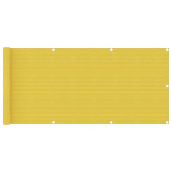 Toldo para balcón HDPE amarillo 75x300 cm D