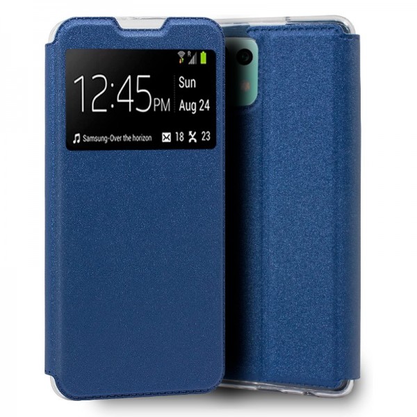 Fundação COOL Flip Cover para Xiaomi Mi 11 Lite / Mi Lite 5G Liso Azul D