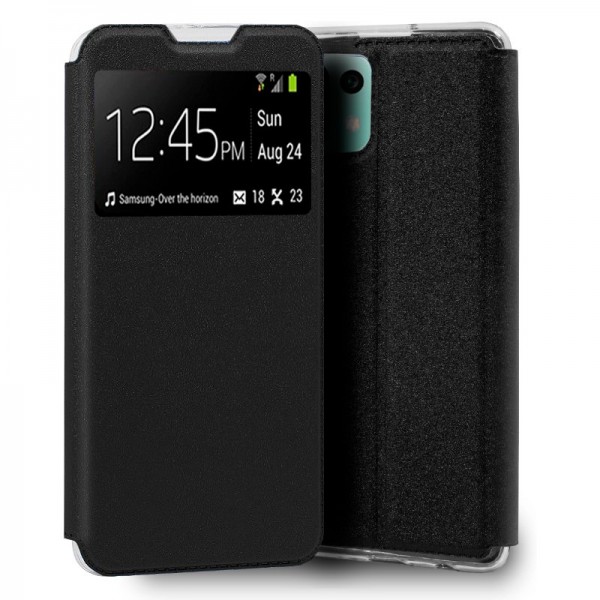 Funda COOL Flip Cover para Xiaomi Mi 11 Lite / Mi 11 Lite 5G Liso Negro D