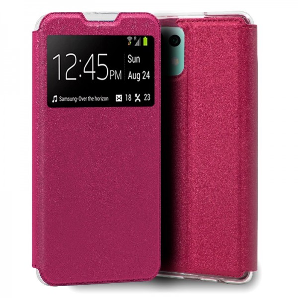 Funda COOL Flip Cover para Xiaomi Mi 11 Lite / Mi 11 Lite 5G Liso Rosa D