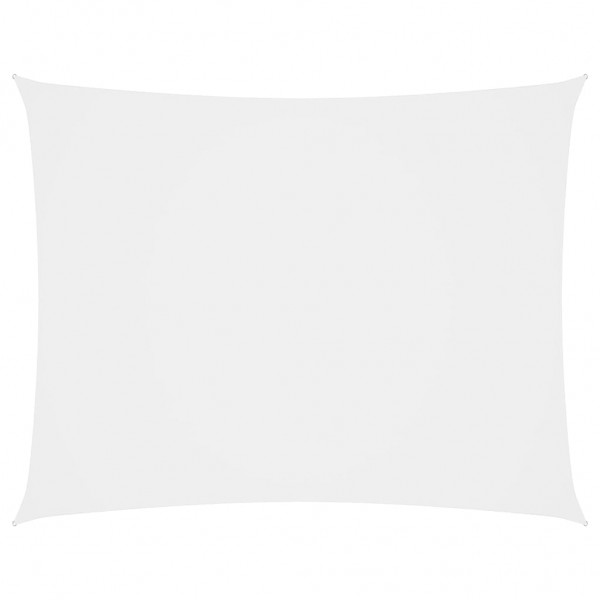 Telhado de vela rectangular de tecido branco oxford 2x4 m D