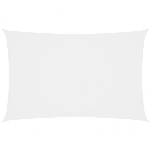 Telhado de vela rectangular de tecido branco Oxford 3x6 m D