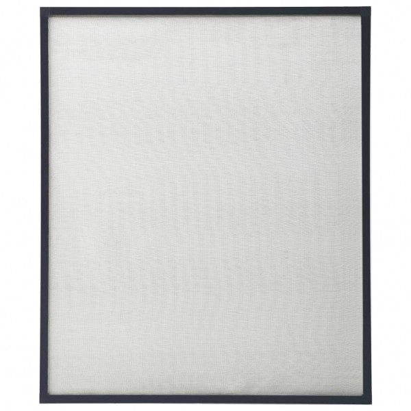 Mosquitera para ventanas gris antracita 100x120 cm D