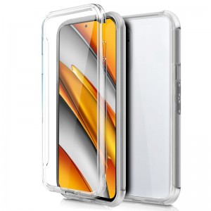 Fundação COOL Silicone 3D para Xiaomi Mi 11i / Pocophone F3 (transparente Frontal + Trasera) D