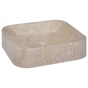 Lavabo gris mármol 40x40x10 cm D