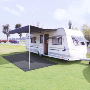 Tapete de tenda 250x400 cm cinza-antracita D