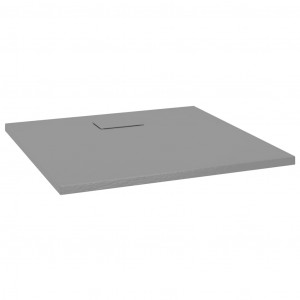 Base de chuveiro SMC 90x80 cm cinzento H