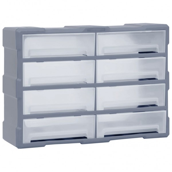 Organizador multicajones com 8 caixotes grandes 52x16x37 cm D