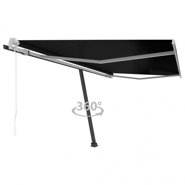 Toldo automático cinza antracite 450x300 cm D