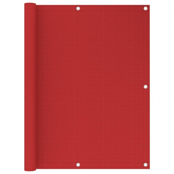 Toldo para balcão HDPE vermelho 120x500 cm D