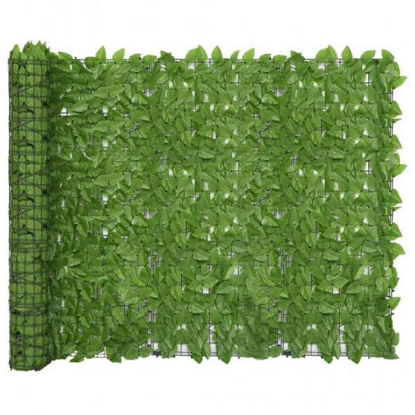 Toldo para balcão com folhas verdes 400x150 cm D