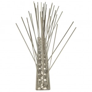 Set de 20 hileras pinchos contra pájaros y palomas 2 filas 10 m H