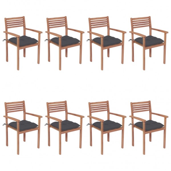 Cadeiras de jardim de madeira teca D