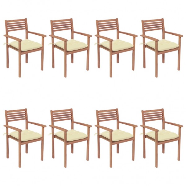 Cadeiras de jardim de madeira teca D