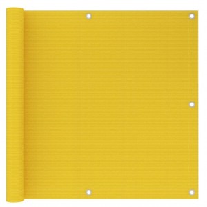 Toldo para balcão HDPE amarelo 90x500 cm D