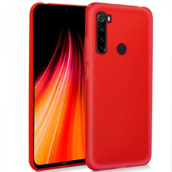 Funda COOL Silicona para Xiaomi Redmi Note 8 / Note 8 (2021) Rojo D