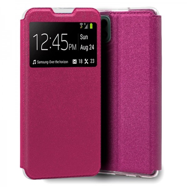 Fundação COOL Flip Cover para Samsung A226 Galaxy A22 5G Liso Rosa D