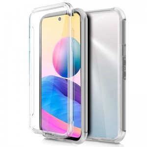 Fundação COOL Silicone 3D para Xiaomi Redmi Note 10 5G / Pocophone M3 Pro 5G (Border Transparent + Trasera) D