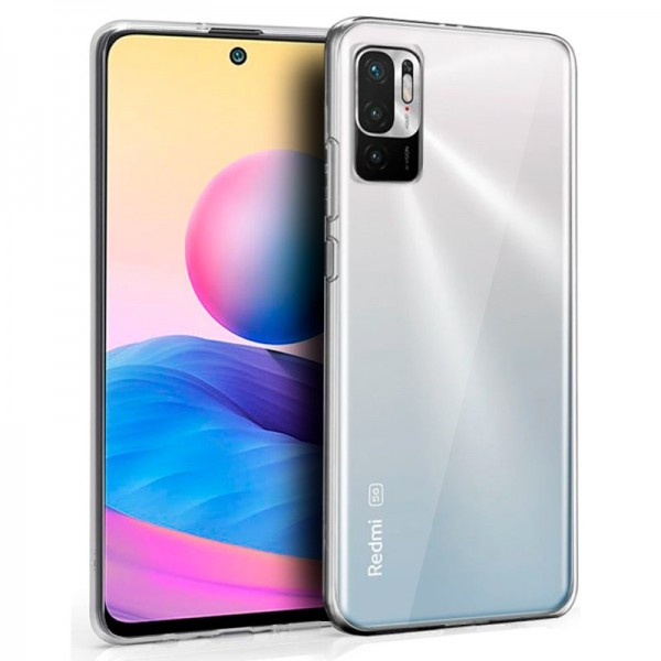 Funda COOL Silicona para Xiaomi Redmi Note 10 5G / Pocophone M3 Pro 5G (Transparente) D