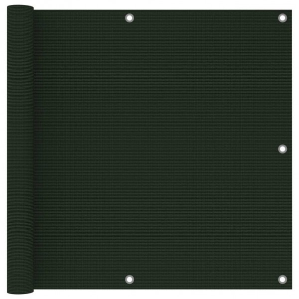 Toldo para balcão em HDPE verde escuro 90x300 cm D