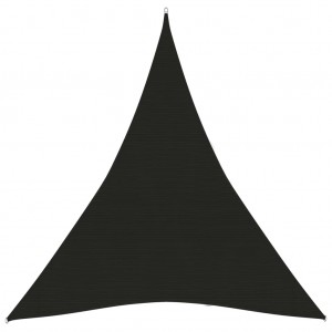 Toldo de vela negro HDPE 160 g/m² 4x5x5 m D