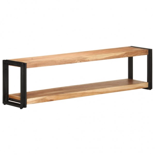 Mueble de TV 150x30x40 cm madera maciza de acacia D