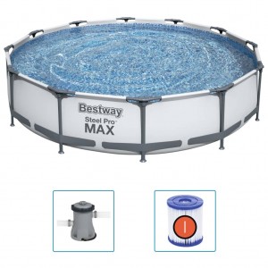 Bestway Conjunto de piscina Steel Pro MAX 366x76 cm H