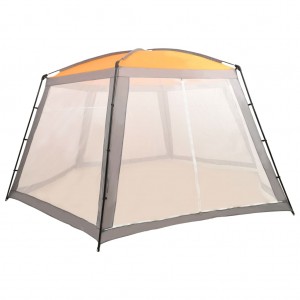 Carpa para piscina de tela gris 660x580x250 cm D