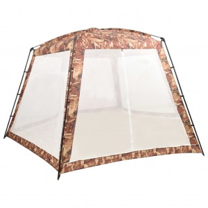 Carpa para piscina de tela camuflaje 590x520x250 cm D