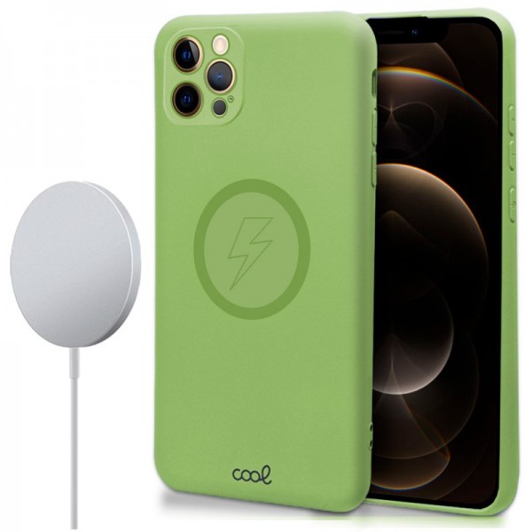 Carcaça COOL Para iPhone 12 Pro Max Magnetic Cover Pistacho D