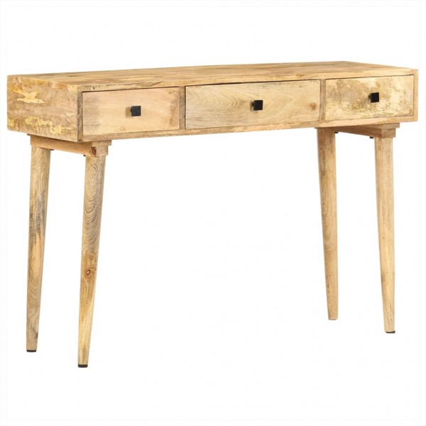 Mesa consola de madeira maciça de mangue 115x35x76 cm D