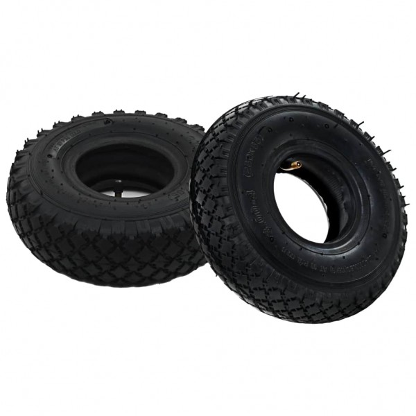 Neumáticos con cámaras internas carretilla 2 uds 3.00-4 260x85 D